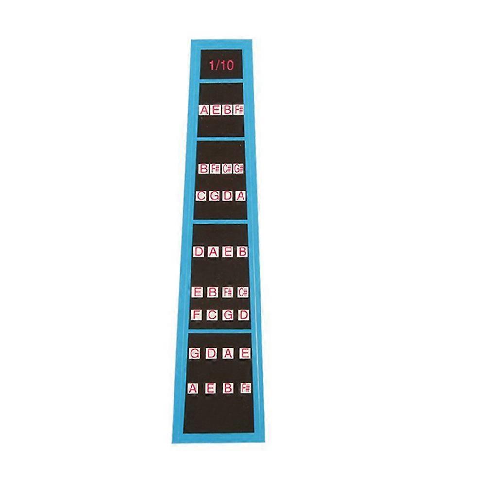 Violin Fret Label Sticker Educational Tool with 1 8 Quantifier for Learning