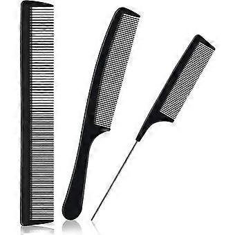 Hairdressing Comb Set, 3 Pcs Hair Combs, Pin Comb, Anti-Static Fine Comb for Cutting, Professional Salon Styling Comb (Pack of 1)