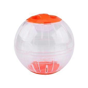 Hamster-Laufball, Laufball für Hamster aus transparentem Material mit atmungsaktiven Löchern, leichter und robuster Laufball aus Kunststoff für Kleintiere