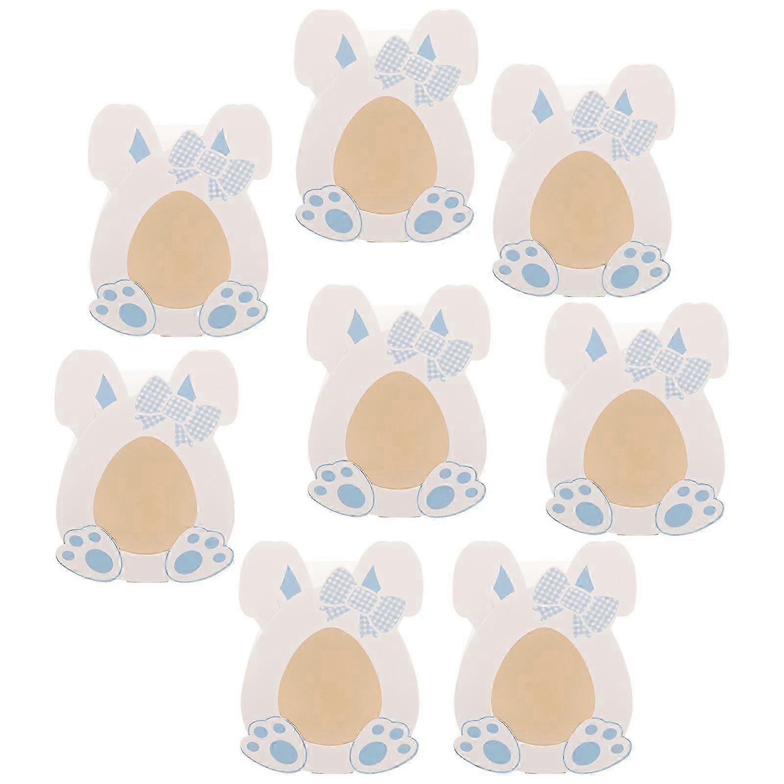 10Pcs Rectangular Paper Candy Boxes For Easter Festival Celebration Storage