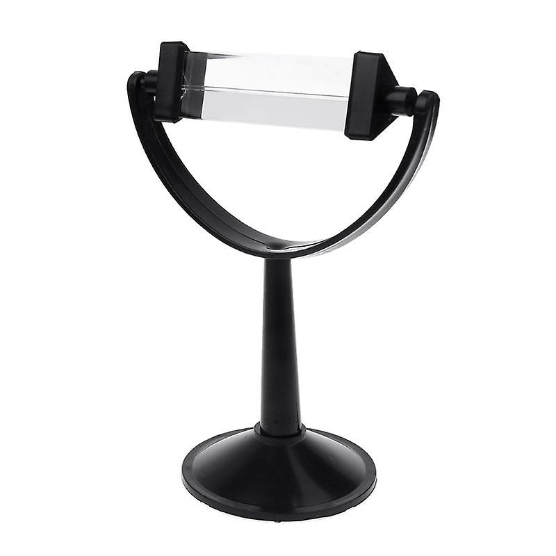 Optical Glass Triple Triangular Prism With Stand For Physics Light Spectrum Teaching