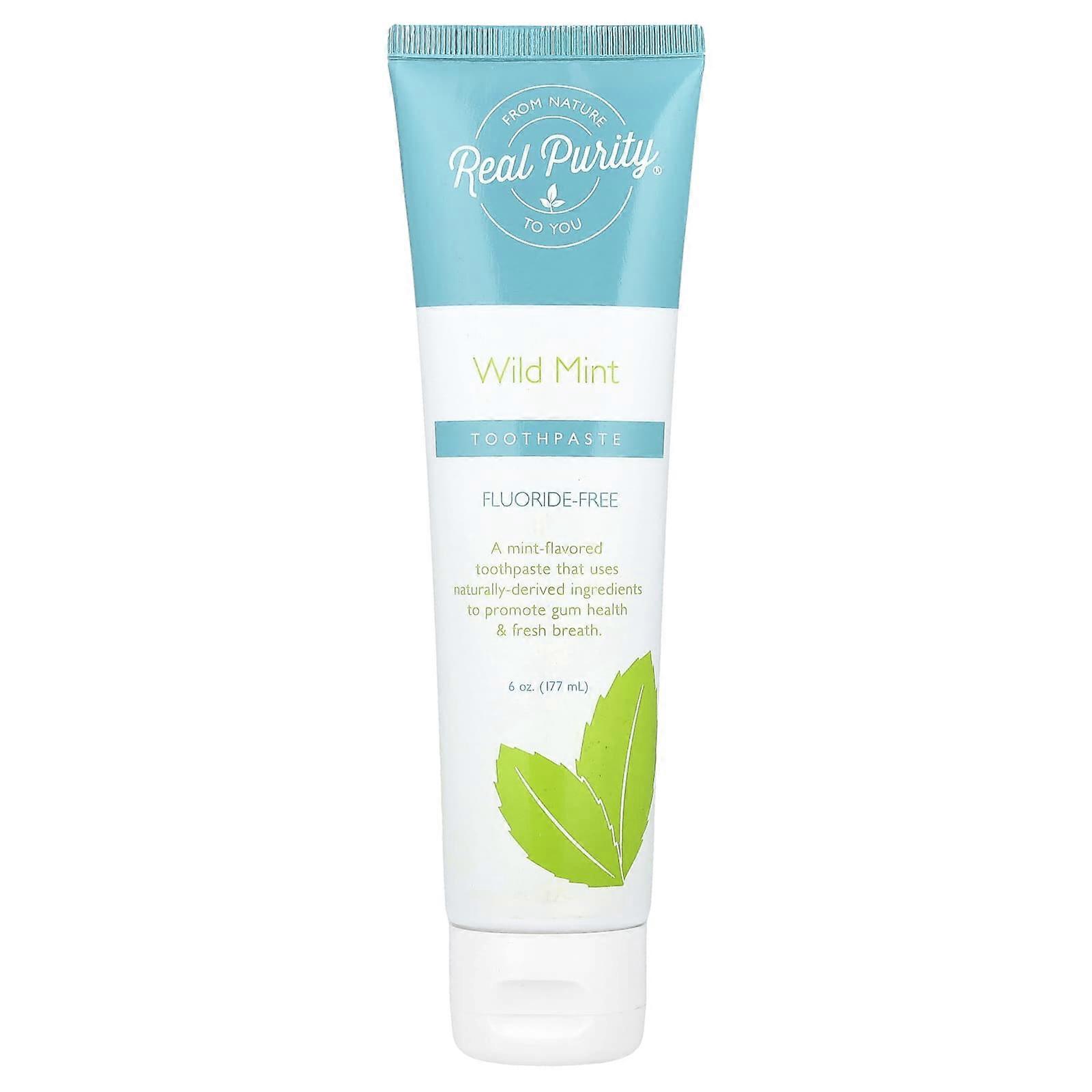 Real Purity, Toothpaste, Wild Mint, 6 oz (177 ml), 2-Pack