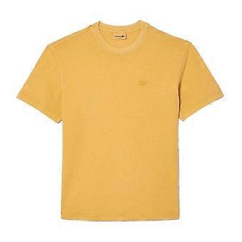 Lacoste Herren-T-Shirt aus naturgefärbtem Jersey