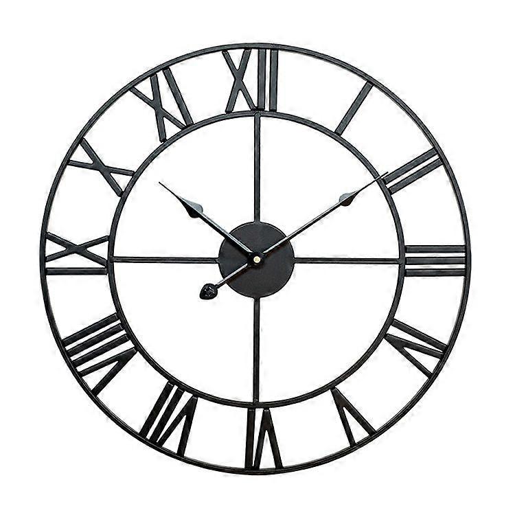 40cm Round Roman Numeral Wall Clock
