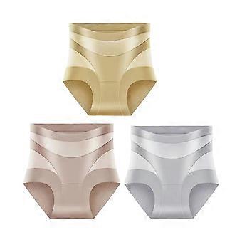 Women's Tummy Control Underwear, Seamless High Waisted Shapewear Panties, Soft Stretch Breathable Full Coverage Briefs