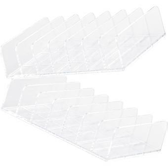 Makeup Palettes Holder Transparent for Storing 8Pcs Makeup Organizer
