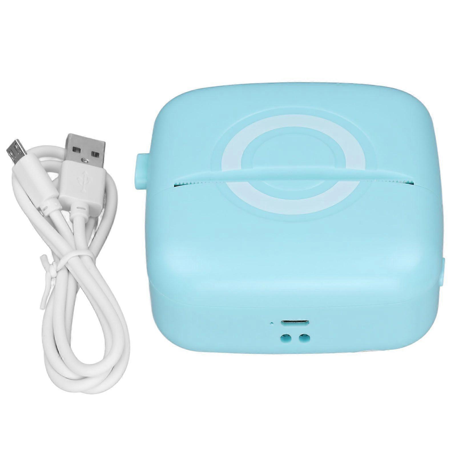 Mini Printer 200DPI Resolution Thermal Printing Ergonomic Lightweight Portable PrinterBlue