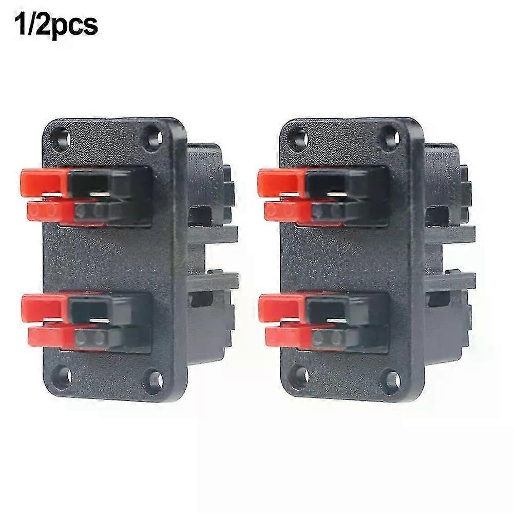 2pc 30/45A 600V Fit For  Anderson Plug Fixed Mounting Brackets Panel Single Pole Four Position Fixed Bracket Panel Outdoor Power Plug