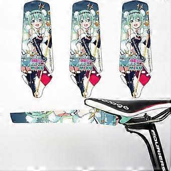 Bicycle Mudguard PP For Bike Mudguard Mini DH Downhill AM Soft Tail Mud Truck Baffle Bike Wings Mud Guard Cycling Accessorie
