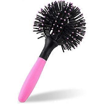 Curls Hair Brush Ball Brush 3D Bomb Curls Hair Brush Ball Styling Spherical Massage Comb Detangling Heat Resistant Hair Combs