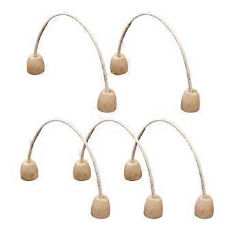 5 stuks Croquet Wicket Croquet Stokken Touw Croquet Katoen Touw Doel Heavy-Duty Croquet Wickets voor Gazons Achtertuinen Parken