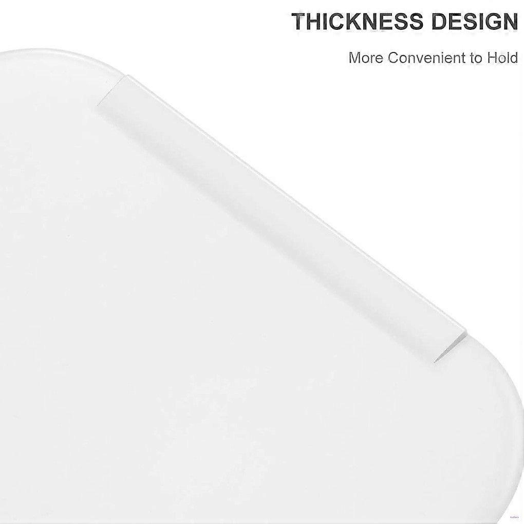 Plastic D-shaped scraper, dough spatula, pizza/cake slicer, baking plastic semi-circular scraper