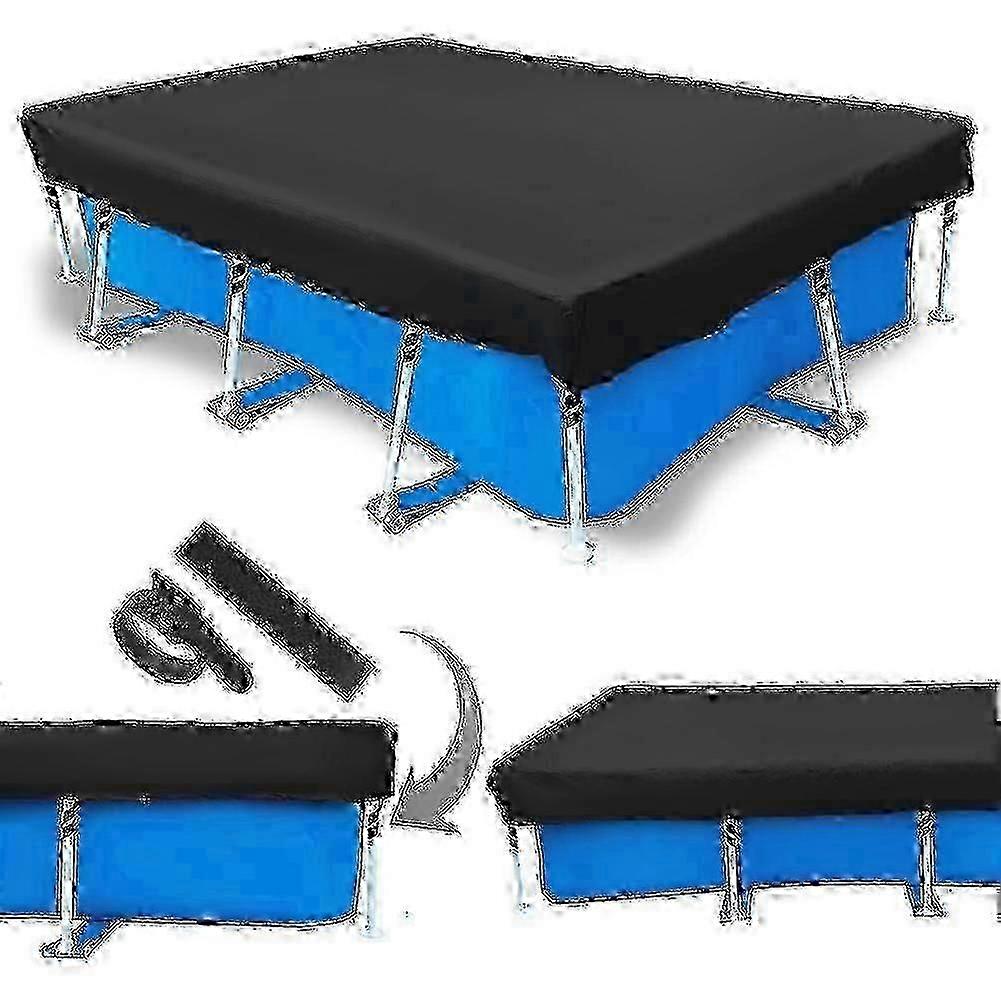 400x211 rectangle couverture de piscine protecteur robuste