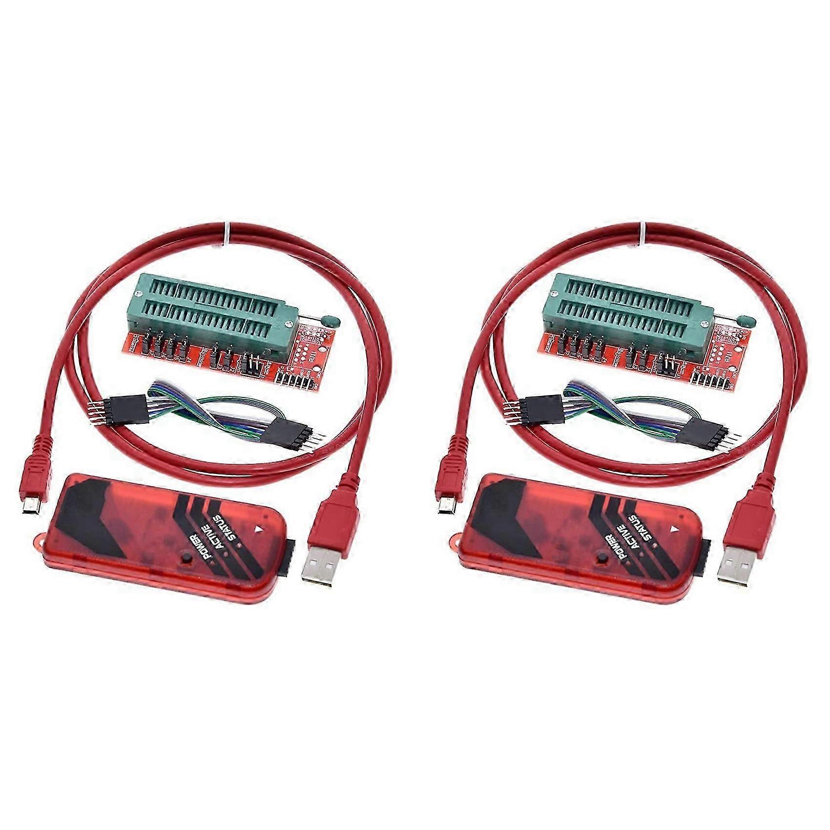 2X PICKIT3 Programmer + PIC ICD2 PIC Kit 2/3 Programming Adapter Universal Programmer Seat FZ0508
