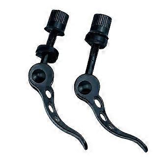Bicycle Seat Post Quick Release Pin Clamp Bolt Bicycle Replacement Parts Bicycle Alloy Seat Post (2 Pack Black)