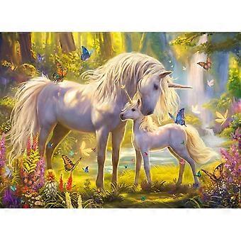 Rompecabezas para niños de 6 a 8 años y de 8 a 10 años: Rompecabezas de unicornio y potrillo. Rompecabezas educativos para el aprendizaje infantil. CYQL-818