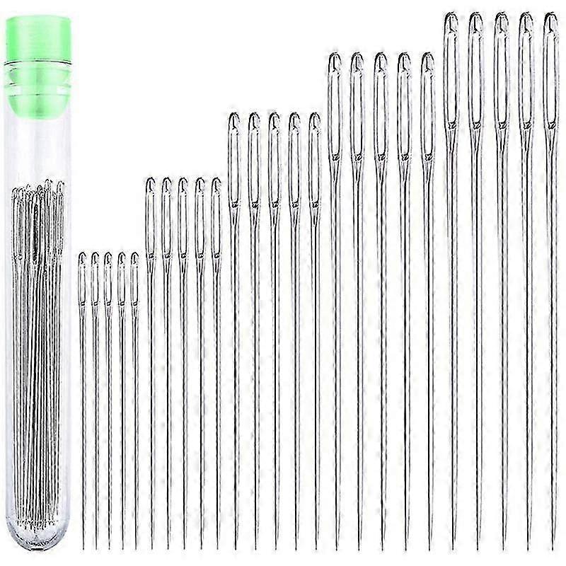 25 Pcs Oversized-Eye Hand Sewing Needles