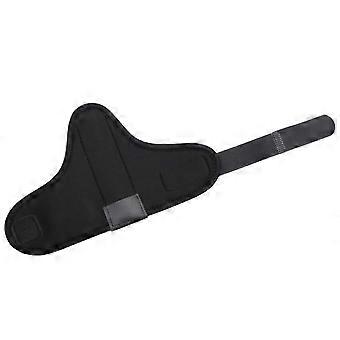 Golf Wrist Fixator PU Adjustable Strap Swing Posture Correction Injury Prevention Free Size Black