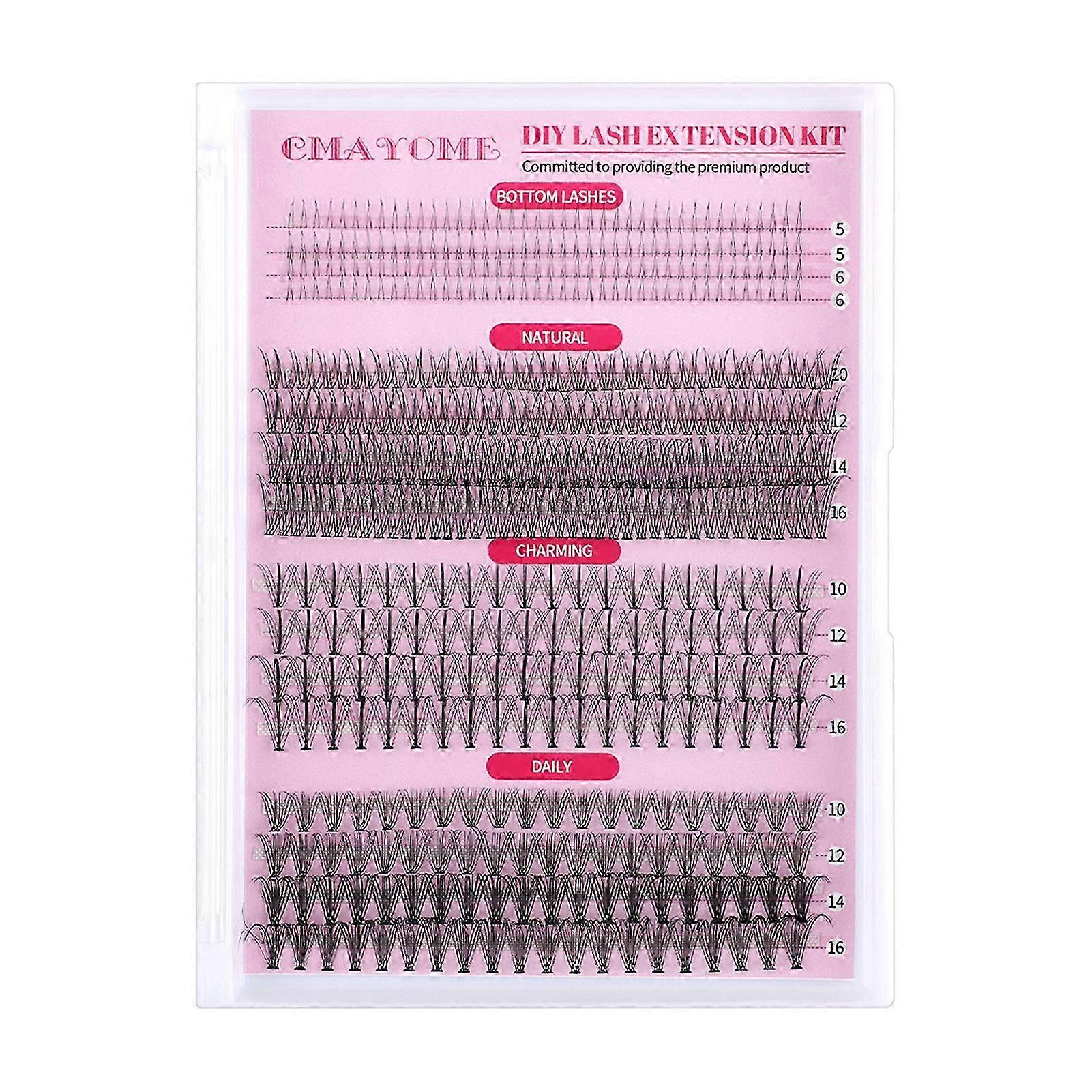 D-Curl Knot-Free Lash Clusters