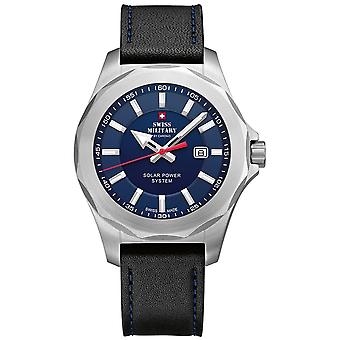 Sms34073.st6lbk reloj para Hombre Analógico de Cuarzo con brazalete de Piel de vaca SMS34073.05
