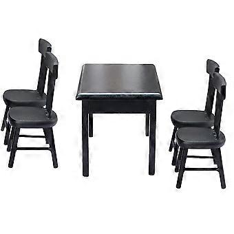 Miniature Table and Chair Model for DIY Use 10Pcs Furniture Set