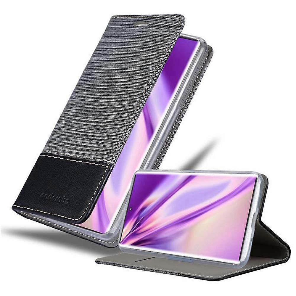 Case compatible with Samsung Galaxy NOTE 10 PLUS - protective case in jeans look and with stand function