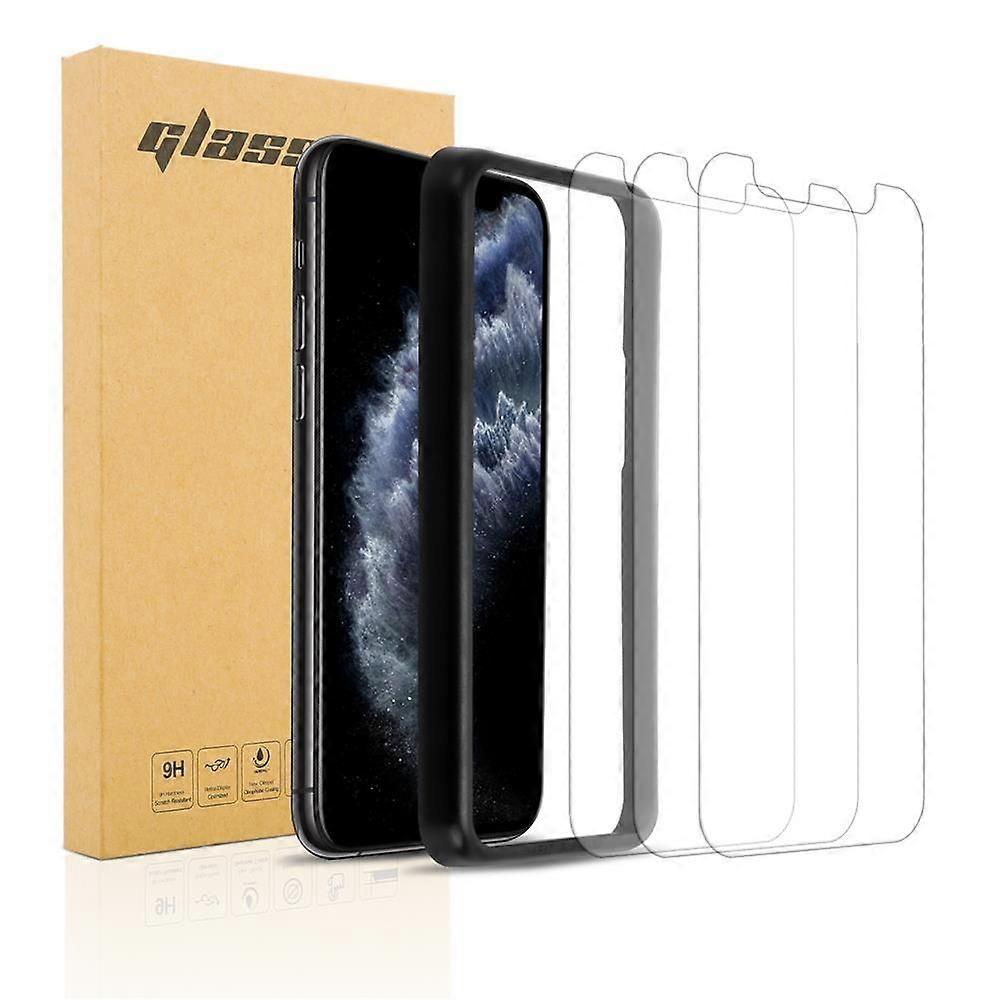 3x Compatible with iPhone 11 Screen Protector Tempered Glass with Application Tool