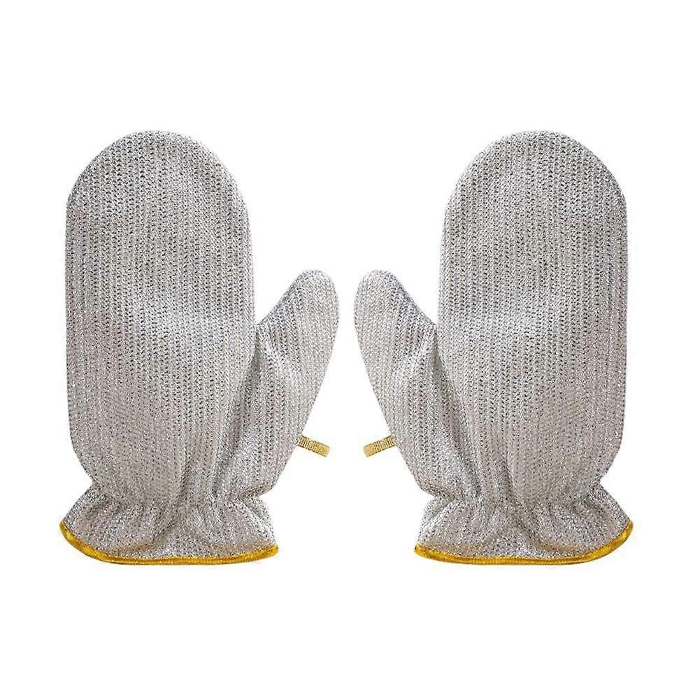 Durable Steel Wire Kitchen Scrubbing Gloves