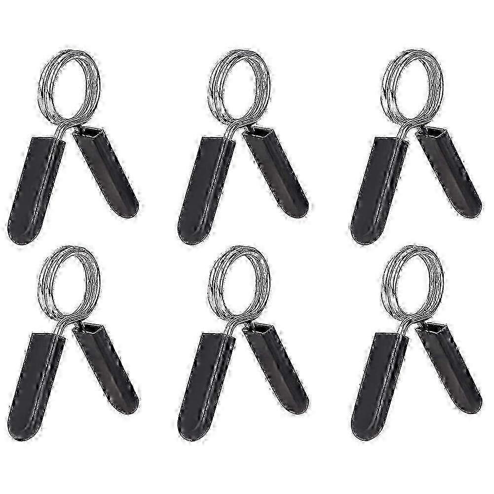 6-Pack 25mm Dumbbell Spring Clips