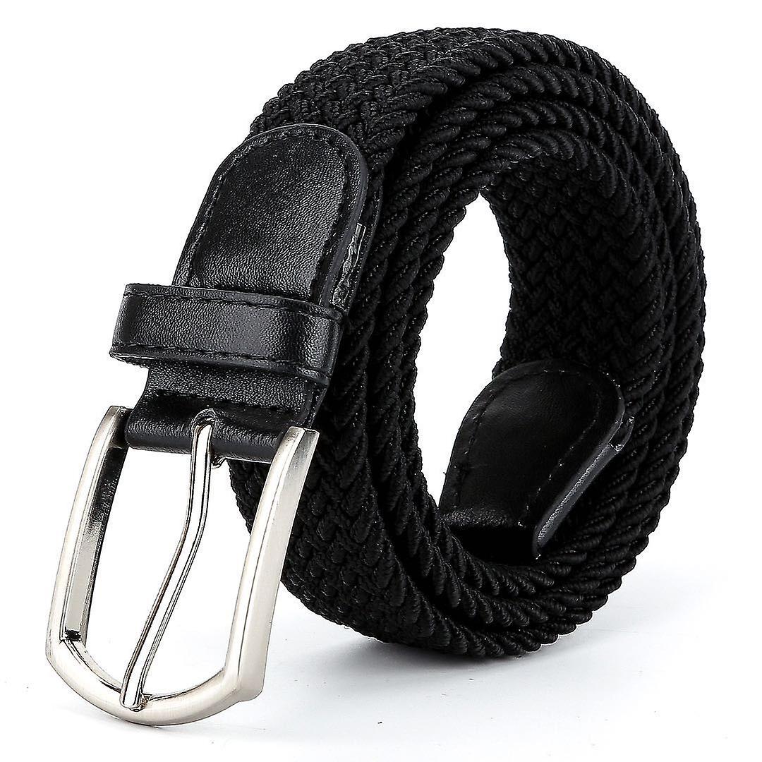 Unisex Elastic Fabric Braided Elastic Waistband Stretch Belt Stretch Belt For Men And Women Multiple Colors