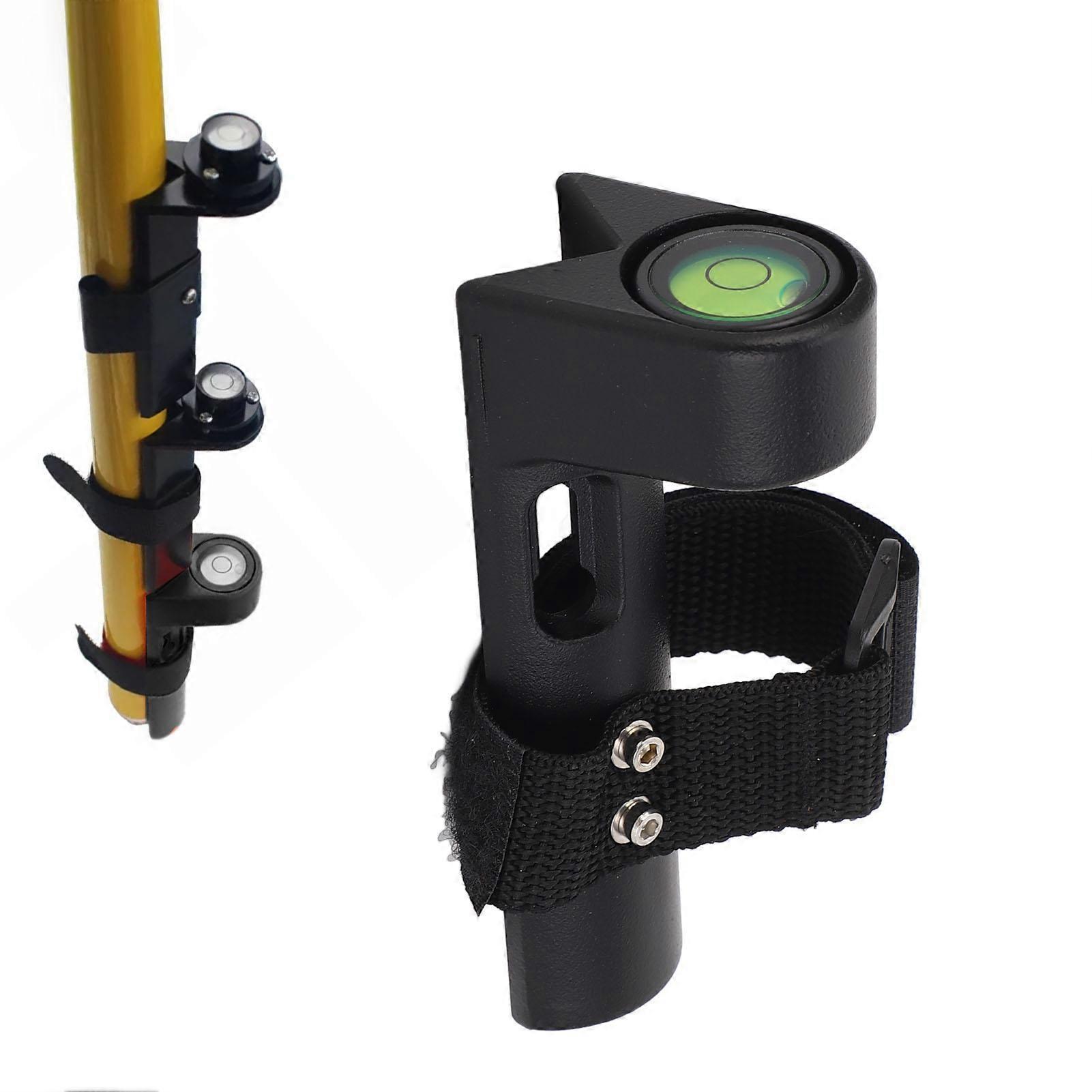 Adjustable Grade Rod Level Aluminum Alloy Survey Rod Bubble Level for Round and Rectangular Bars