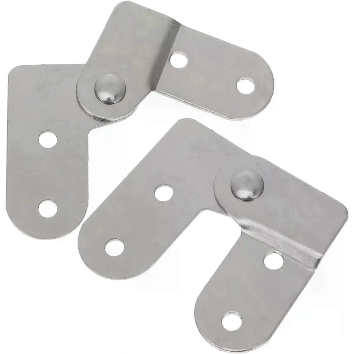 Ladder Hinge Replacement Kit with Iron Support Hinges 2pcs