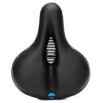 Shock Absorbing Ergonomic Bicycle Seat, Breathable Padded Replacement, Blue for Giant Anytour E+5 Bike Saddle-SSZFV