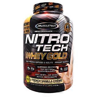 Muscletech Performance Series Nitro Tech 100% Whey Gold Double Rich Chocolate, Strawberry 35 Servings (Pack of 1)