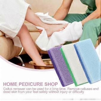 Exfoliating PU Pumice Foot Stone, Portable Natural Purple