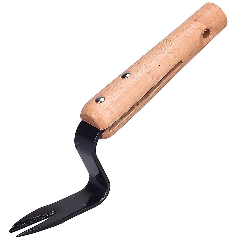 Upgraded Wood Handle Manual Deep Root Weeder Dandelions Remove Tool V-shape Weed Puller Digger Fast And Labor-saving Weeding Tools For Garden Digging