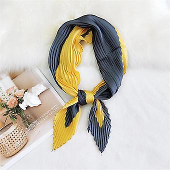 27.55" Square Silk Like Head Scarf - Women's Fashion Silk Feeling Scarf for Hair Wrapping and Sleeping at Night. ST-10