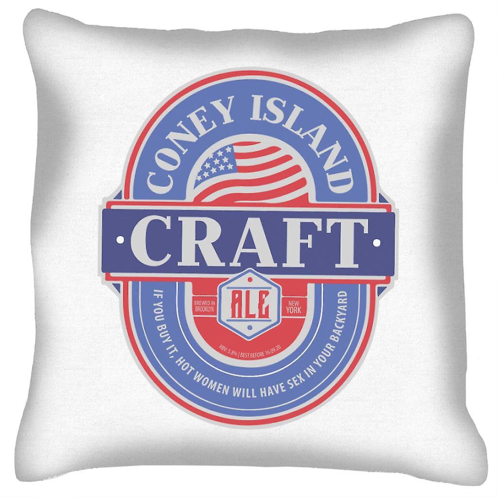Coney Island Craft Ale Cushion