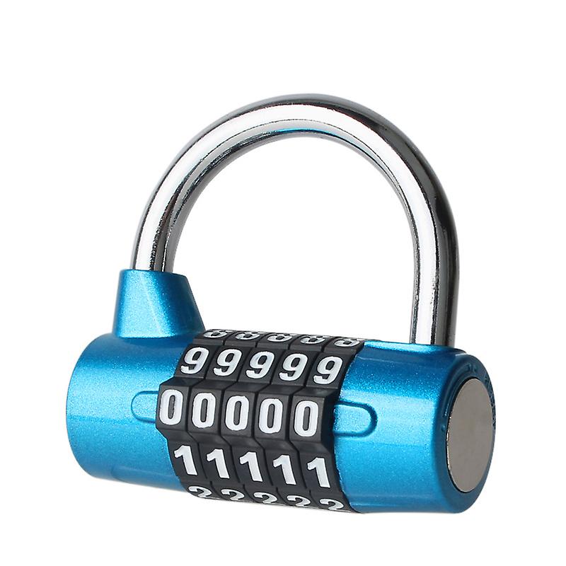 5-digit Combination Padlock, Suitable For Gym Lockers And Tool Boxes