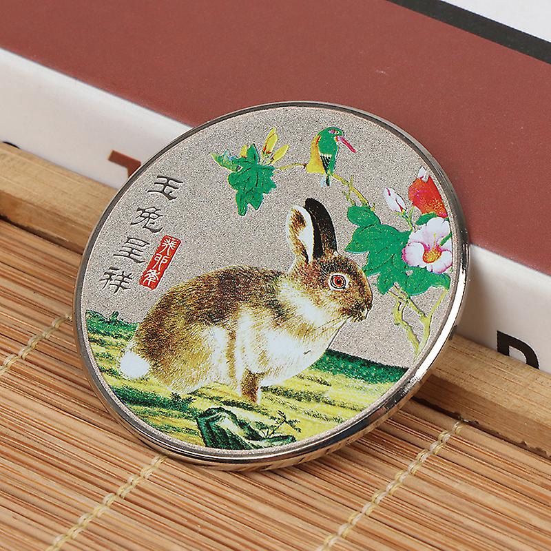 2023 Year Of The Rabbit Commemorative Coin Chinese Zodiac Souvenir Coins