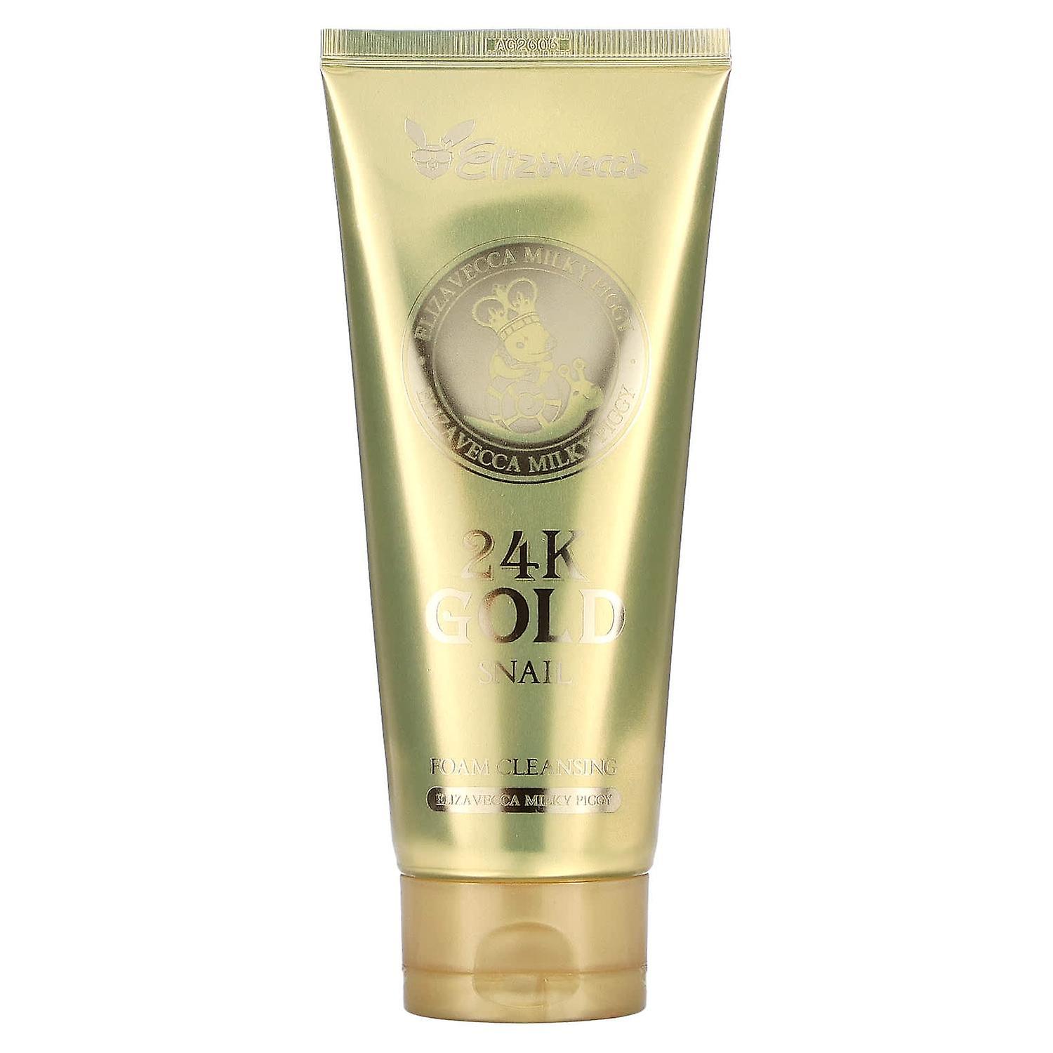 Elizavecca, Milky Piggy, 24k Gold Snail Foam Cleansing, 6.09 fl oz (180 ml)
