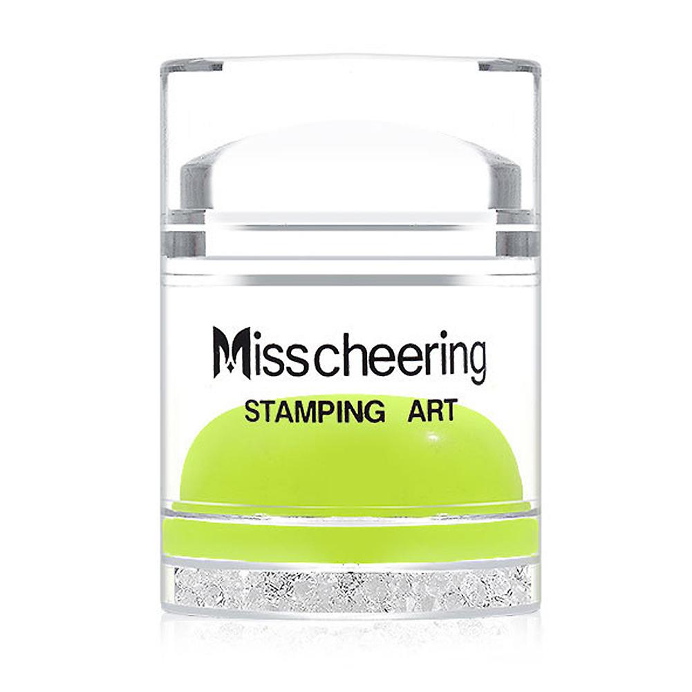 Double-ended Nail Stamper with Rhinestone Shrinking Manicure Stamper with Scraper Set