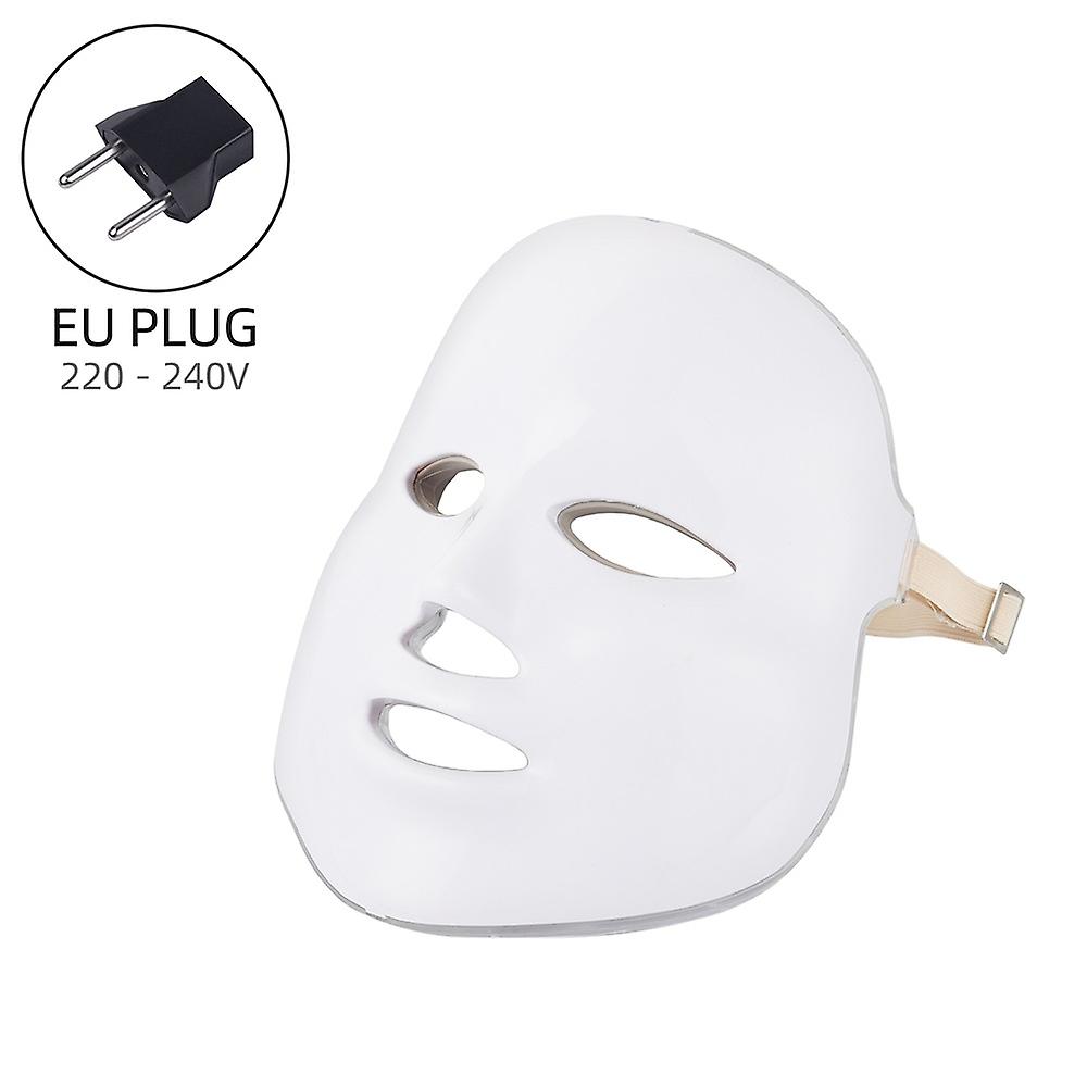 Led Mask Photon Electric Led Facial Mask 7 Colors Led With Neck Skin Rejuvenation Anti Wrinkle Acne Photon Therapy Salon Tool