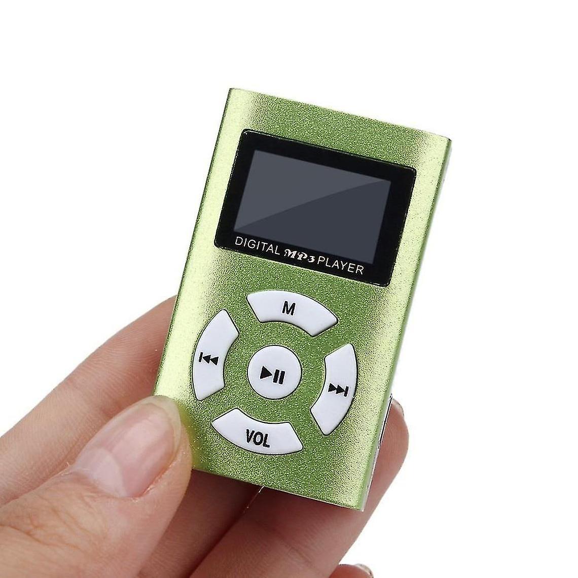 Usb Mini Mp3 Player, Lcd Screen Support, Micro Sd Tf Card With Clip