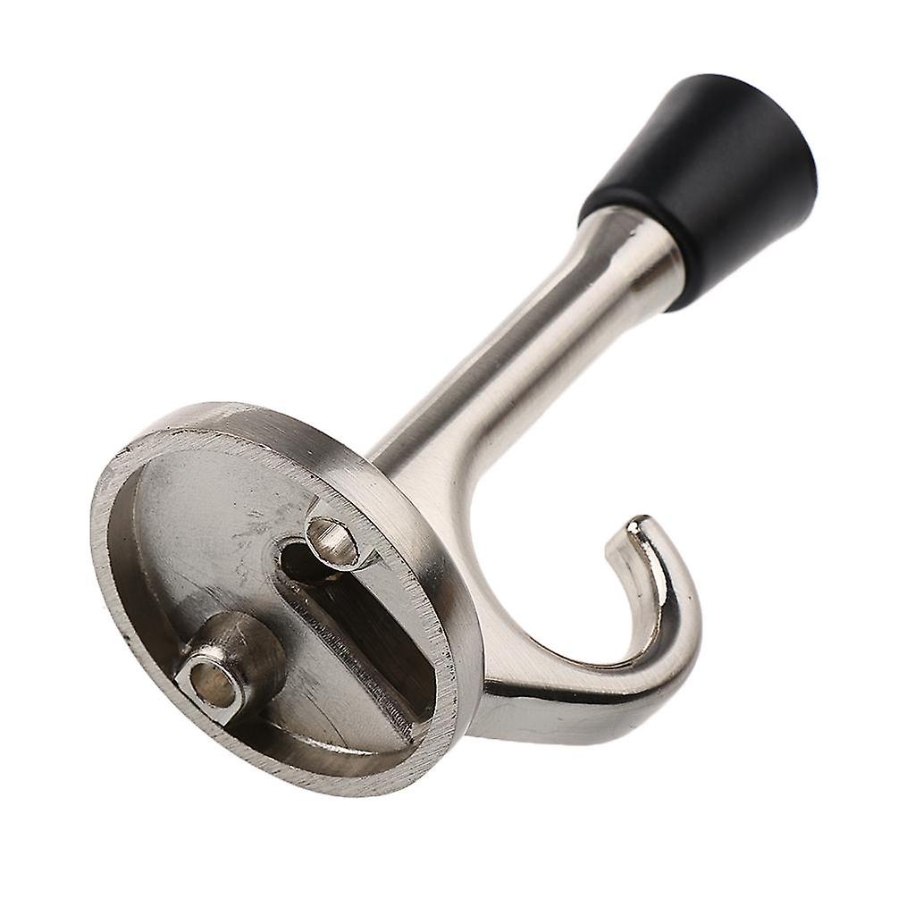 Rustproof Door Stop Jam Jammer Door Wedge Block Stopper with Hanging Hook Copper