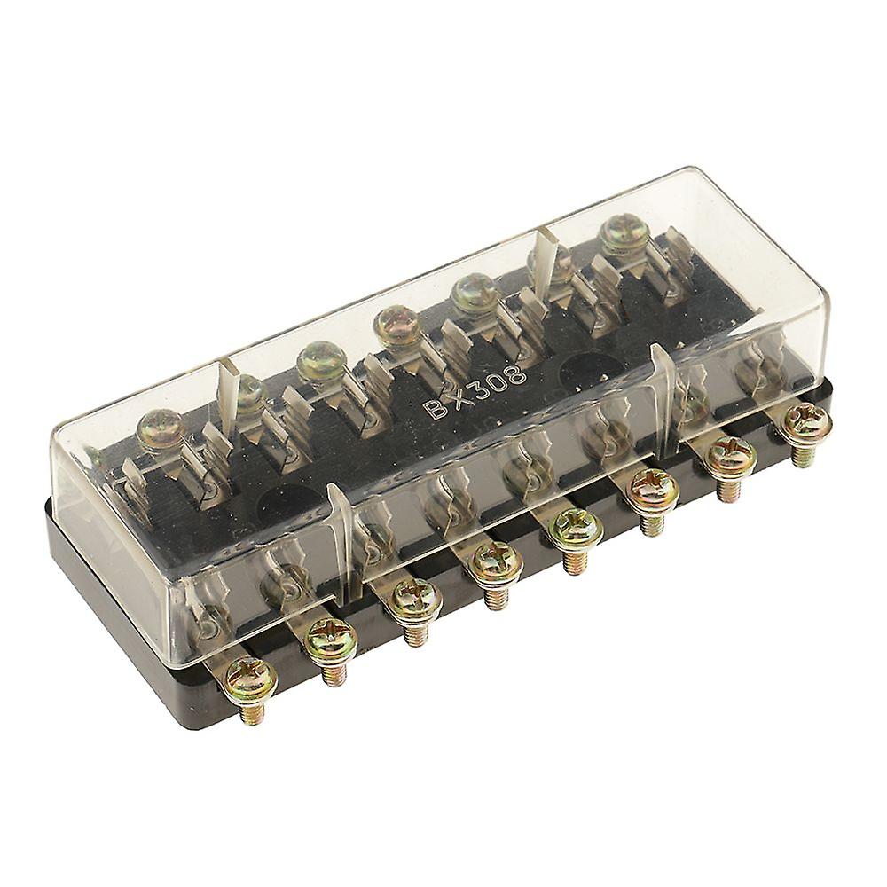 Universal Auto Auto Fahrzeug Boot Boot Audio 12v 6-Wege-Sicherungskasten 8-Wege-Stromkreishalter