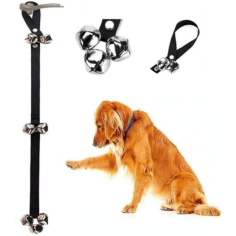 Pet doorbell, adjustable, hanging rope, nylon, bells