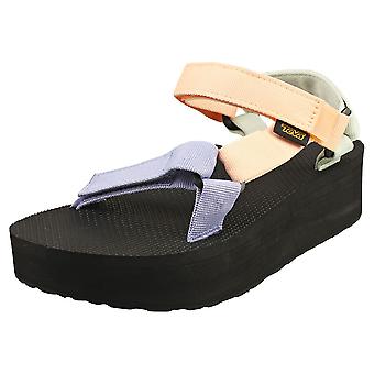 Teva Flatform Universal Womens Walking Sandals in Sherbert...
