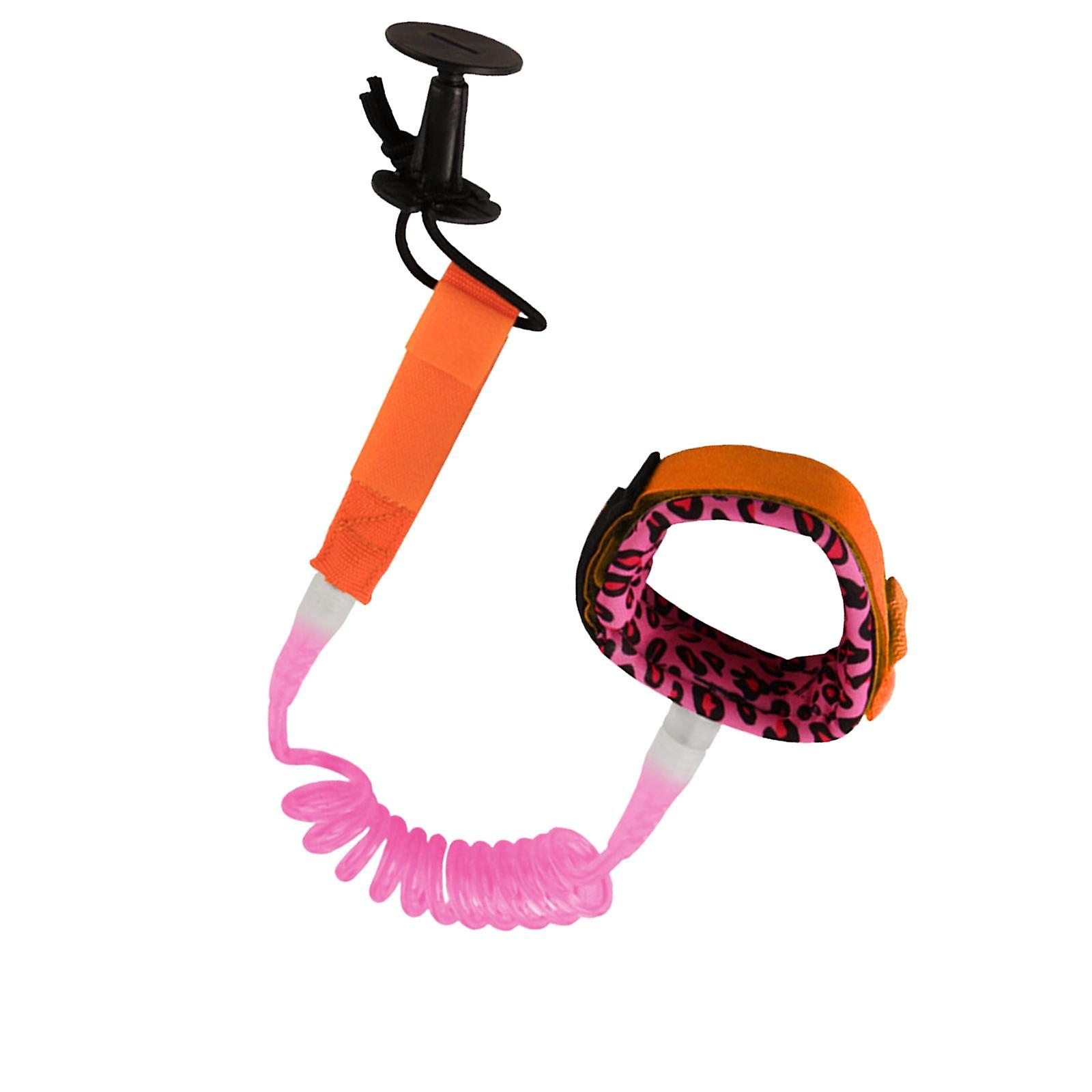 Surfboard Leash Elastic Rope for Longboard Surfboard Accessories pink