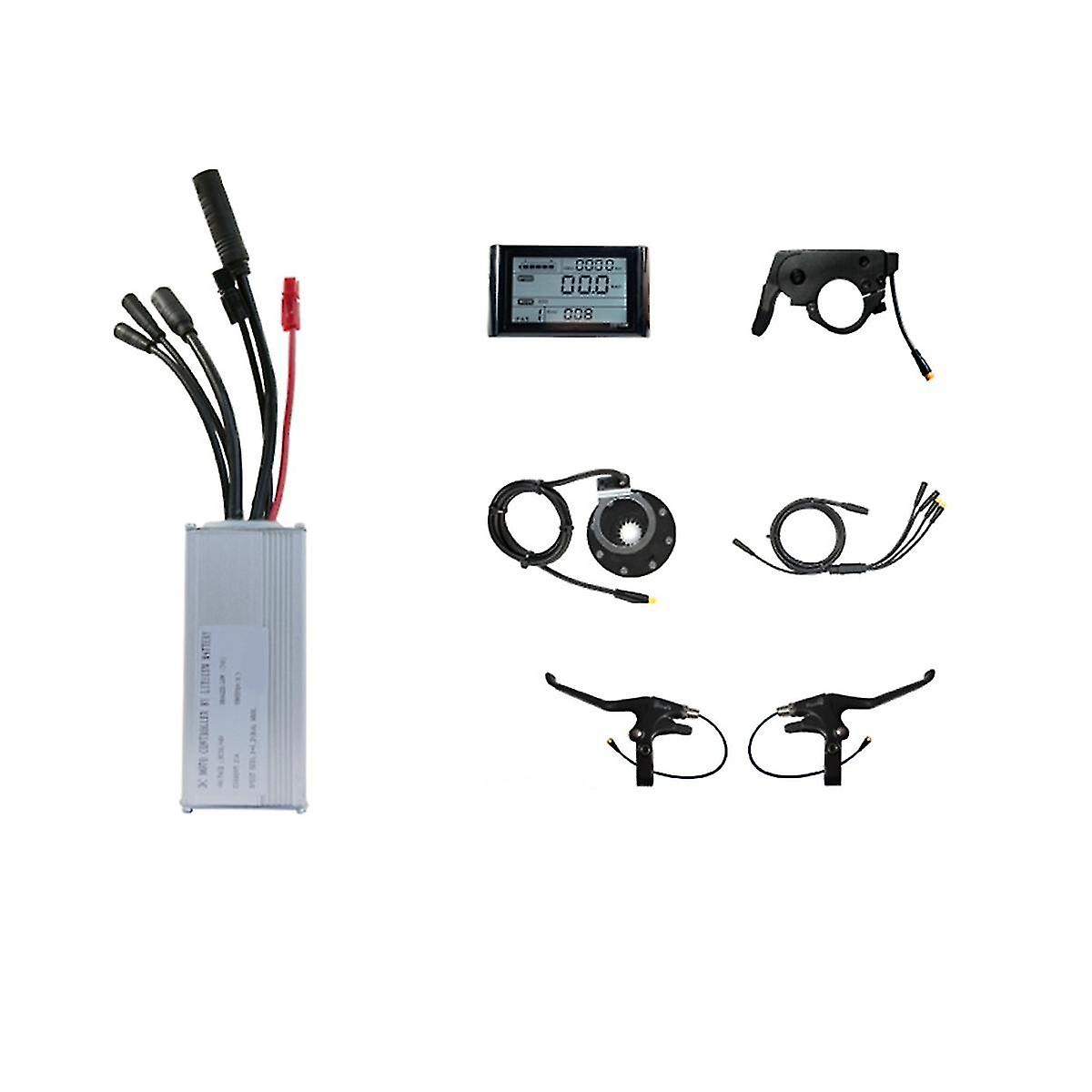 Jn25a Controller Kit Elektrofahrrad Elektroroller Kit Sw900 Display Sinus Controller 36/48V 25A 750W